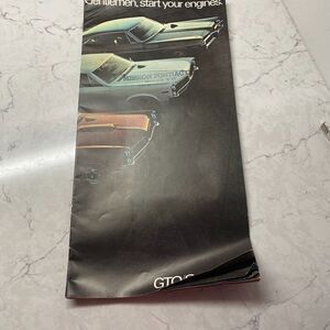 1967 Pontiac GTO SPRINT 2+2 Showroom‎ Automobile Dealer Sales Brochure